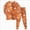 Halloween G84-Orange, variant on 7-8 Years Tween Girls Short Sleeve Print Shirts Tops Pants Outfits Pajama Set Girls Pj Sets For Girls