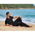 thumbnail image 3 of COOFANDY Mens White Outfit Summer Beach Outfits for Men Casual Short Sleeve Shirts and Pants Sets, 3 of 6