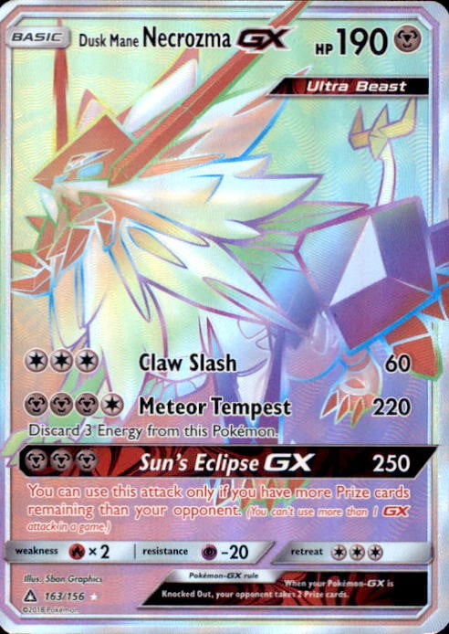 dusk mane necrozma gx dusk mane necrozma gx