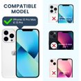 thumbnail image 3 of Camera Lens Protector for iPhone13 Pro Max/iPhone 13 Pro,for iPhone 13 Pro Max Screen Protector for Lens,9H Tempered Glass Film Full Cover Sticker Accessories,Aluminum Alloy Lens Screen Cover-Silver, 3 of 5
