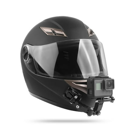 motorcycle bracket gopro hero6 chin turntable helmet cam mount button action accessories