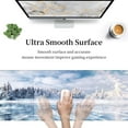 thumbnail image 4 of Blue Ice Cracks Winter Landscape Mountains Frozen Lake Pine Trees Gaming Keyboard Mouse Pad Mousepad Huge Extended XL Stitched Edge Rubber Sole for Home Office(31.5"X 11.8"), 4 of 6