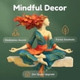 thumbnail image 4 of Gaishi Abstract Meditation Statue,Resin Yoga Figurine for Home Decor,Desk & Living Room, 4 of 11