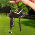 thumbnail image 4 of Trayknick Key Chain Multifunctional Decorative Personalized Fashion Western Cowboy Saddle Acrylic Pendant for Horses Lover, 4 of 13