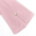 thumbnail image 4 of Women Capri Leggings 2026 Decorative Button Desgin Knee Length Legging Summer Pants For Women Workout Compression Pants Pink Capri Pants For Women, 4 of 7