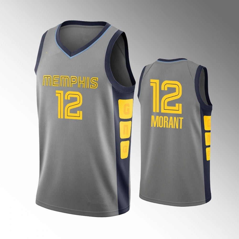 NBA_ Jersey Men Memphis''Grizzlies''Basketball Ja Morant Jaren Jackson Jr.  Dillon Brooks Jersey 