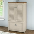 thumbnail image 2 of Pemberly Row Storage Cabinet with File Drawer in Antique White - Engineered Wood, 2 of 7