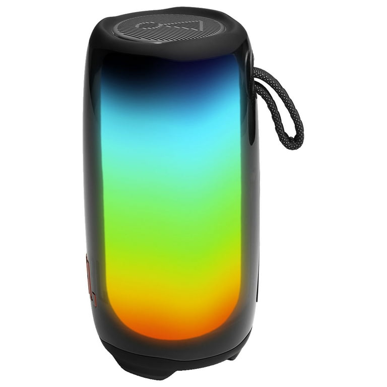 Dazzling Black with 5 Pulse Lights, Bluetooth Speaker Portable JBL