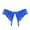 Blue, variant on Panties for Women,Low Waist Lace Thong Panties with Open Front Design for Comfort and Style,Womens Underwear,White,One Size
