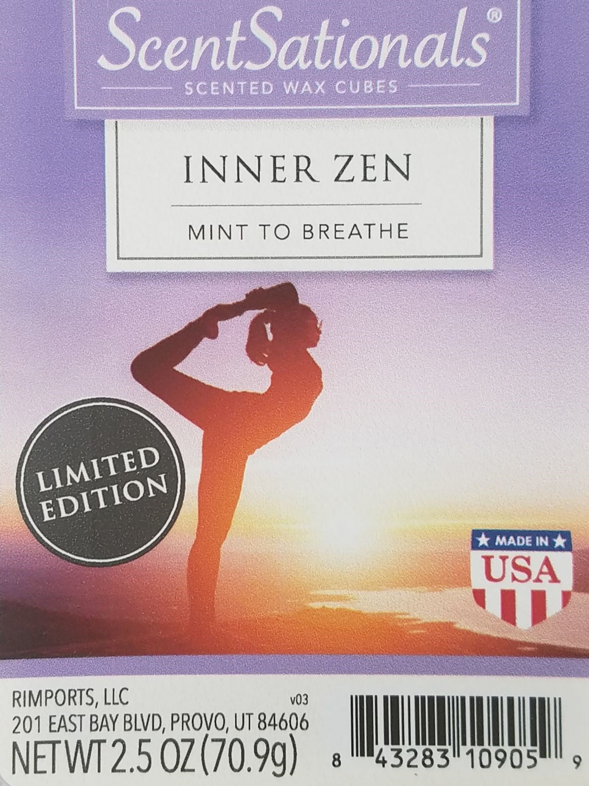 ScentSational 2.5 Ounce Inner Zen Fragrance Cubes