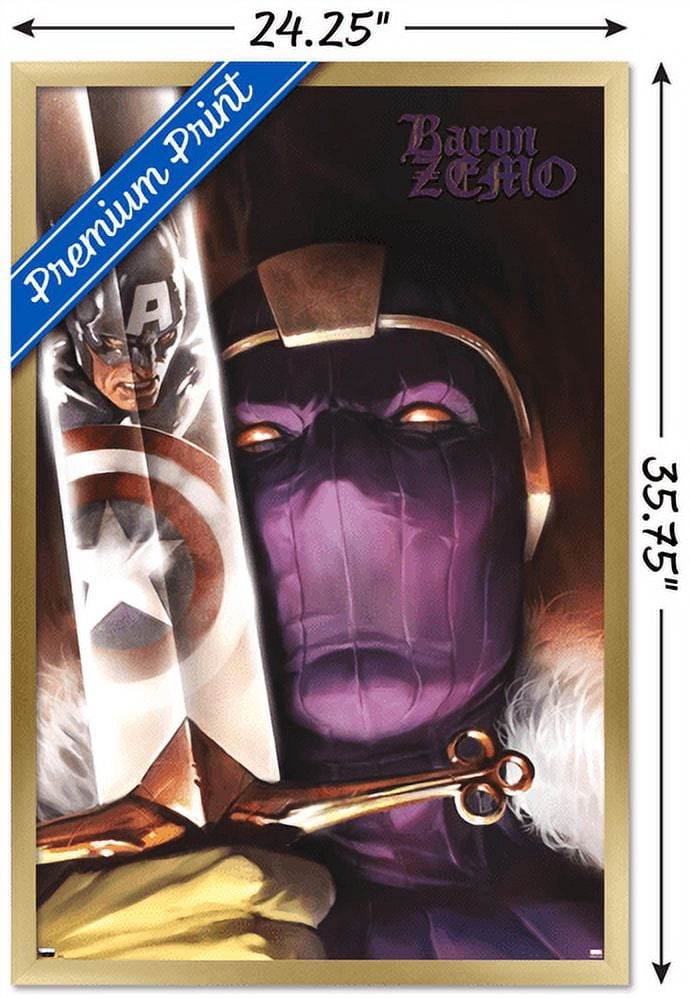 Marvel - Baron Zemo - Captain America #606 Wall Poster, 22.375" x 34", Framed
