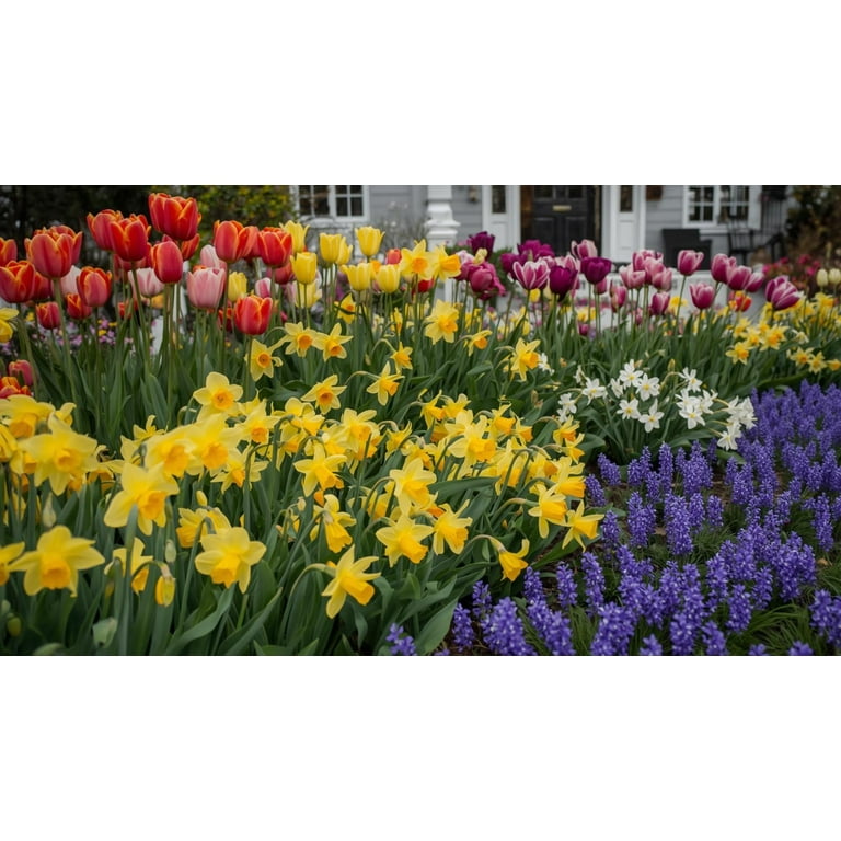 Expert Gardener 2.5QT Assorted Tulip Live Plant, Full Sun