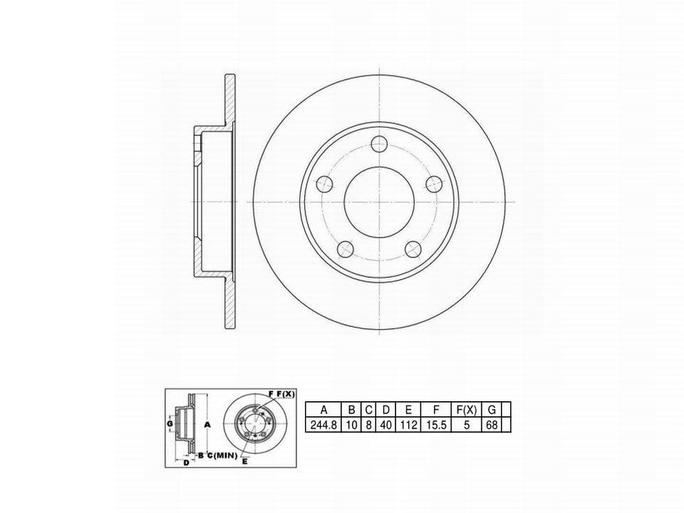 Winstop Brake Rotor, Rear WS238706, Audi A4 Quattro 2005-2002