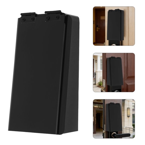 OULII Black Outdoor Rain Cover for Locks with UV and Shield for Weather Resistance