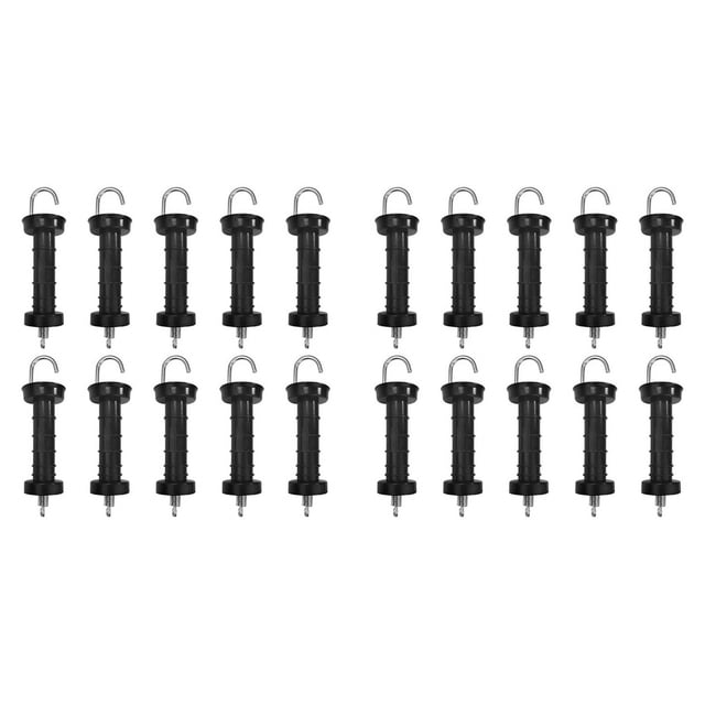 10 PCS Gate Handle for Electric Fence, Insulated Spring Tension