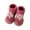Red, variant on Otqutp Children Solid Color Shoes Kids Toddler Baby Boys Girls Solid Warm Knit Soft Sole Rubber Shoes Socks Slipper Stocking Anti-slip House Slippers (Black,3-3.5Years)