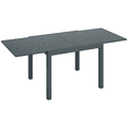 thumbnail image 3 of Outsunny Extendable Patio Table for 6-8 People, Aluminum Frame Rectangle Outdoor Dining Table, for Backyard, Dark Gray, 3 of 10