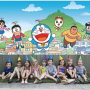 Doraemon Taspestry Wall Decor Birthday Banner Backdrop Background Party Supplies Taspestry Poster