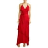 Crossover Maxi Knit Dress Women's