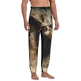 thumbnail image 4 of Kdxio Ancient Skull Cave Landscape Pattern Joggers,Sweatpants for Men with Pockets-3X-Large, 4 of 5