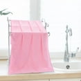 thumbnail image 5 of Mikilon Bath Towels Coral Velvet Bath Towel Men and Women Wrap Large Thickened Towel Bath Towel Set Bath Towel Beach Towel Pink, 5 of 5