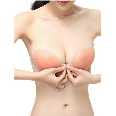 - Market In The Box Nipple Covers Self Adhesive Silicone Invisible Strapless Reusable Push-Up Bra Pad Pasties