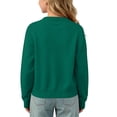 thumbnail image 3 of BFHHYA Girls Button Down Cardigans Long Sleeve Round Neck School Uniform Kids Knit Sweater Outerwear 1-11 Years, 3 of 8