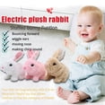 thumbnail image 4 of CHAO 100% nuevo, juguetes de conejo, juguetes interactivos educativos, los conejos pueden caminar y hablar, conejito de peluche de Pascua, conejo que camina, juguetes educativos para niños, H gris, 4 of 5