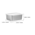 thumbnail image 2 of Yardwe 4-Pack Airtight Stackable Food Storage Containers for Refrigerator and Freezer, Plastic Boxes, 2 of 8