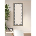 thumbnail image 2 of Kate and Laurel Framed Fabric Pinboard 18 x 42,  Printed Linen Classic Bulletin Board for Use as a Vision Board or Wall Organization, Florence Light Brown Frame, 2 of 8