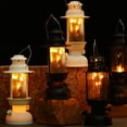 thumbnail image 1 of LSLJS Portable Lantern Retro Hanging Candle Light LED Oil Light Outdoor Camping Light Flame Festival Day Light Decorative Lights Home Essentials, 1 of 9