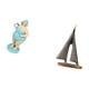 thumbnail image 5 of Estatua de resina de mujer en la playa con decoración de barco de vela, estatua de , adorno de colección, decoración de mesa, figura de mujer en, 5 of 8