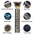 thumbnail image 2 of Máquina para cortar cabello eléctrica 2022 T9 Usb, cortadora de cabello para hombre, afeitadora para hombres, barbero, recortadora de barba profesional, maquinilla de afeitar, barba, 11,11 Feliz Sencillez, 2 of 5