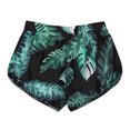 thumbnail image 4 of Women Buttons Running High Waist Bikini Lace Up Swim Briefs Beach Shorts Swim Bikini Bottom Tropical Print Swim Tankini Shorts Swimwear Beach, 4 of 7