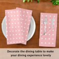 thumbnail image 4 of Iauyy Satin Napkins Set of 1- Star- Pink4 DIY Printing Decoration Cloth Napkin- Easy Care for Home/Party, 4 of 8