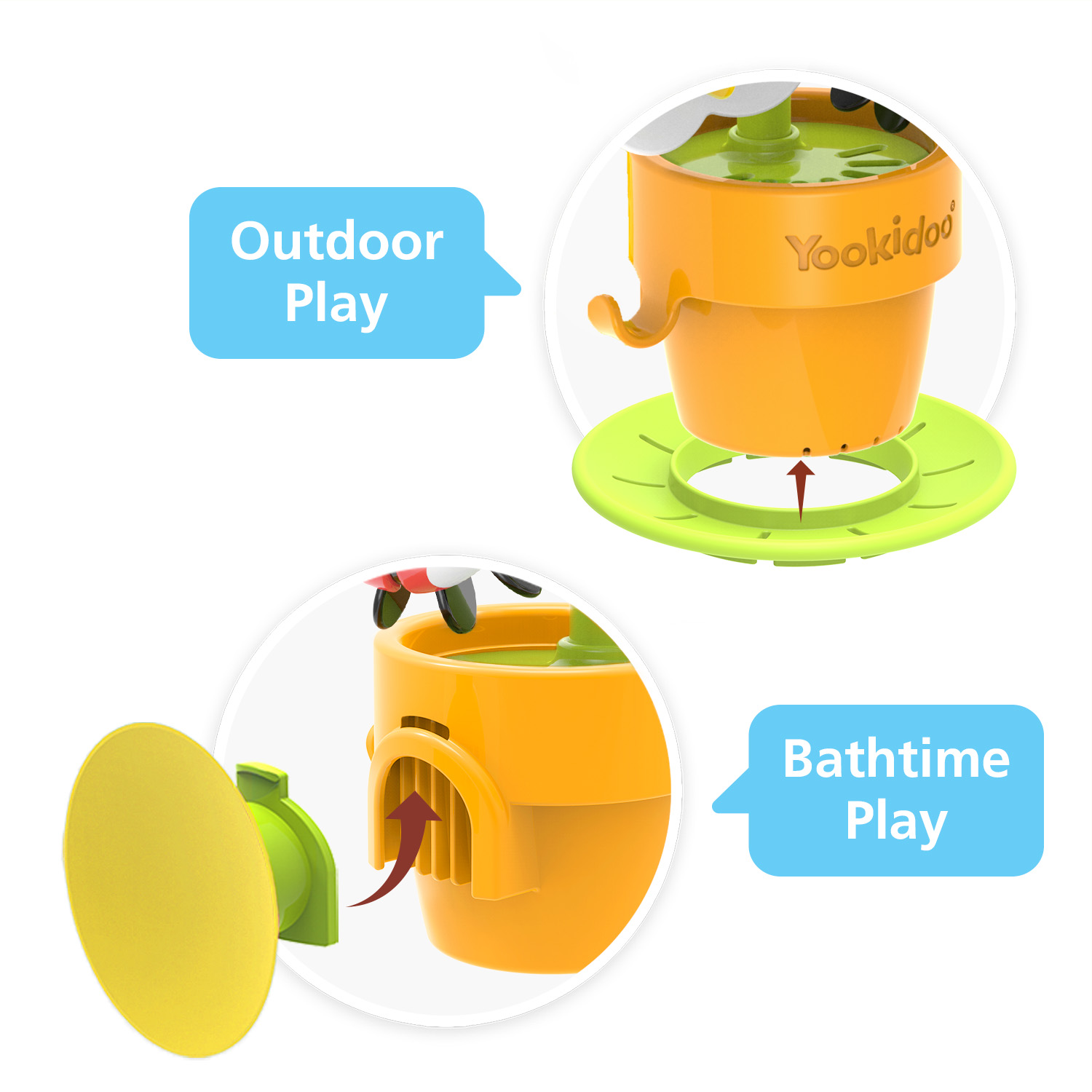 Yookidoo - Pour 'N' Spin Tipping Bird