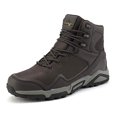 thumbnail image 2 of NORTIV 8 Bottes de Randonnée Imperméables pour Hommes, Randonnée en Plein Air, Mi-Hauteur, Randonnée Sac à Dos, Chaussures d'Alpinisme, Taille 9 Brun JS19005M, 2 of 4
