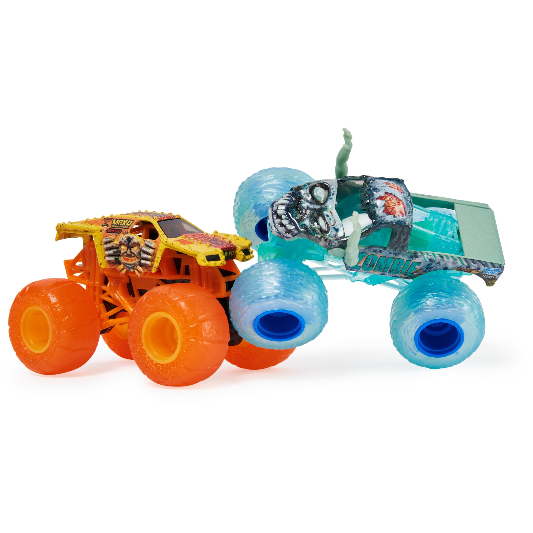Monster Jam, 1:64 Scale Die-Cast Monster Trucks 2-Pack (Styles May Vary)