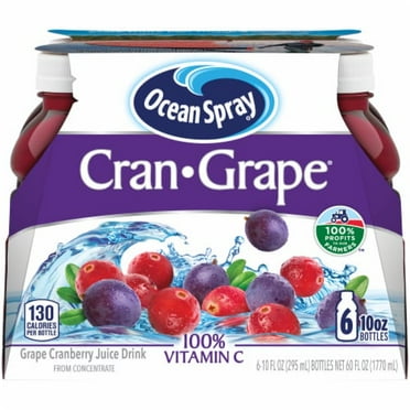 2X - Ocean Spray Juice, Cranberry Grape, 64 Fl Oz Bottle
