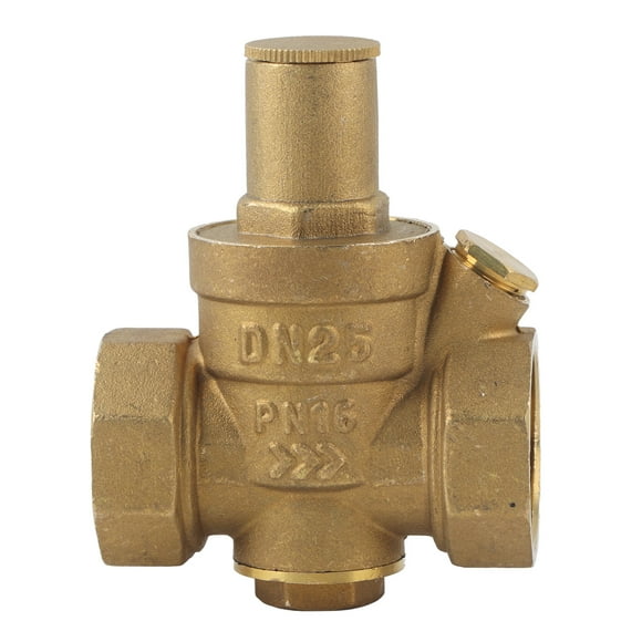 Pressure Regulator Valve,1pc Brass Adjustable Water Pressure Regulator Valve D Pressure Regulator Valve Seamless Integration