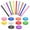 Assorted, variant on 20 PCS Rainbow Pride Rubber Charm Wristbands, LGBTQ Adjustable Silicone Bracelets for Men Women