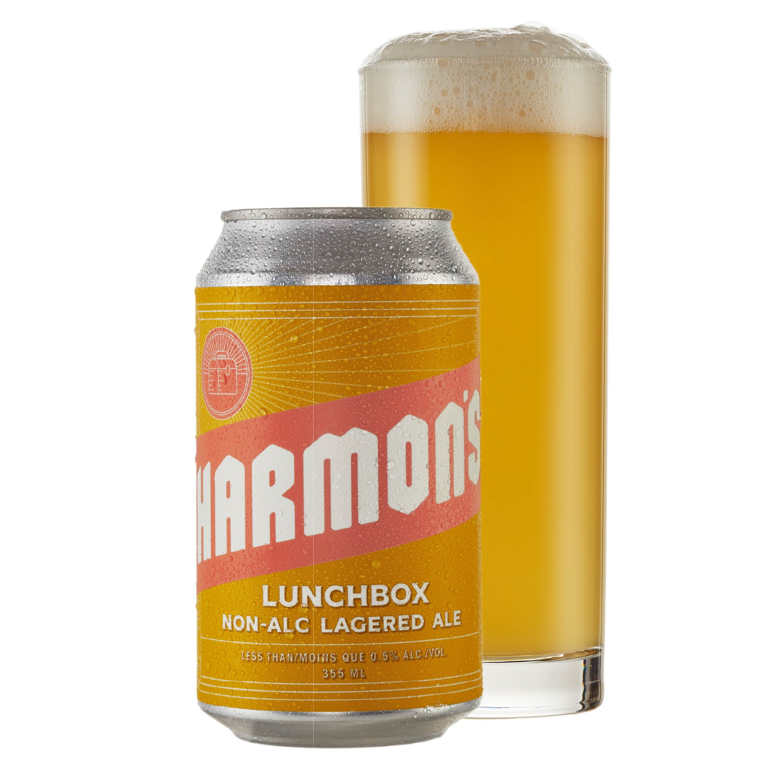 Lunchbox Non-Alc Lager, Craft Non-Alcoholic Organic Lager