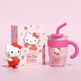 thumbnail image 7 of 1200ml Sanrio Hello Kitty Water Cup Cute Kuromi Cinnamoroll Melody Stainless Steel Thermal Iced Bottle Tumbler Straw Gift Yening, 7 of 7