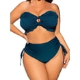 thumbnail image 6 of Top-kevin Womens Plus Size Bikini Set - Tummy Control, High Waisted 2 Piece Swimsuits Bathing Suits, 6 of 9