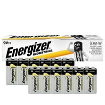 Alkaline Battery Energizer Industrial 9V Cell 9V Disposable (Box of 12)