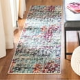 thumbnail image 3 of SAFAVIEH Madison Roswell Vintage Abstract Area Rug, Blue/Green, 9' x 12', 3 of 10
