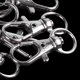 thumbnail image 5 of 60 Piezas de Broche de Metal Giratorio de Clips de Langosta para Diy de Bolsas Plateado, 5 of 8
