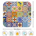 thumbnail image 5 of Mexican Tiles Drying Mat 16" X 18" Vintage floral Kitchen Counter Stone Dish Drying Mats For Kitchen Counter Xmas Drying Mats For Home Counter Drying Mats For Dishes Dish Table Mat Drying Mat, 5 of 8