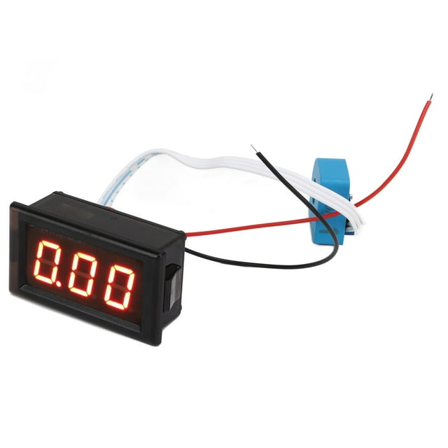 DC Ammeter, Current Gauge Universal Accurate With Hall Sensor For Car Motorcycle