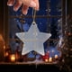 thumbnail image 5 of Pegatinas de pared de plástico C, adornos navideños, comercio exterior, decoración navideña, copos de nieve con agujeros, láminas de acrílico transparente en blanco, colgantes navideños, decoraciones, 5 of 6